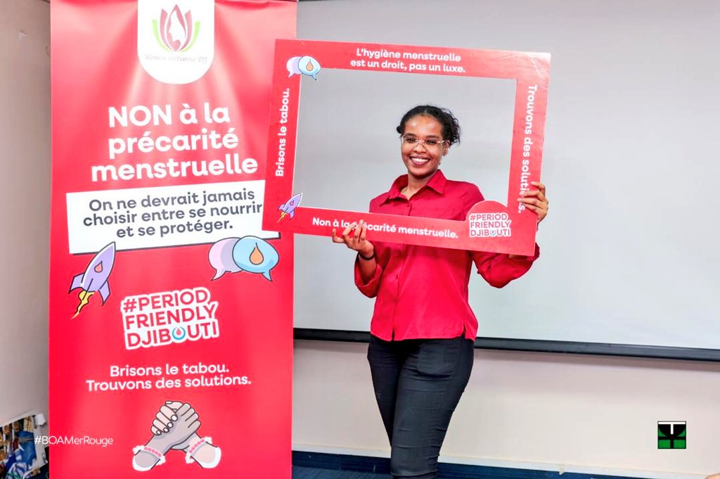 FarmGirlDJ's tweet image. “Menstrual health is a right, not a luxury.🩸💪🏾
It is Time For Action.On Menstrual Hygiene Day in #Djibouti, we stood together breaking taboos, raising awareness, and saying NO to period poverty.#MHDay2025 #PeriodFriendlyDjibouti
#MenstrualEquity #ItsTimeForAction