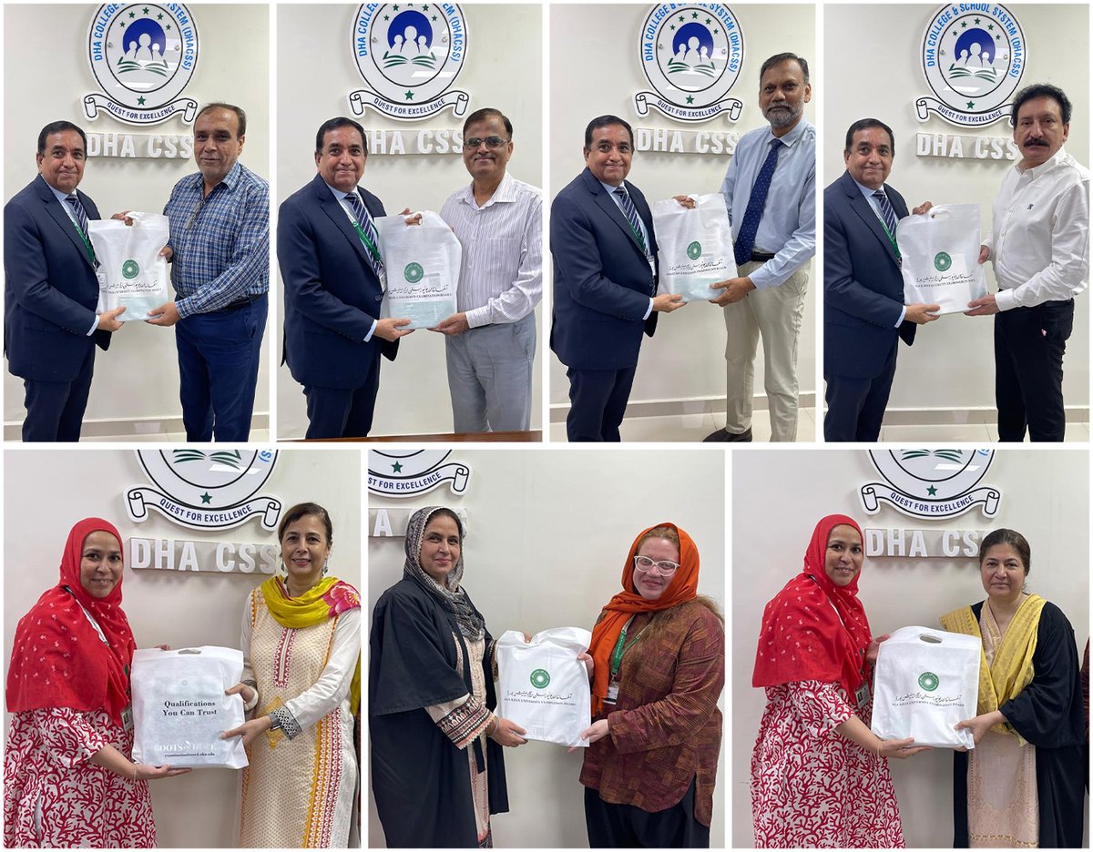 AKUEBOfficial's tweet photo. #AKUEB met with the leadership of #DHACSS College for Women at the DHA Education Directorate to share insights on curriculum and assessment, and explore future academic collaboration.
#FutureCollaboration #LearningForLife #CurriculumAndAssessment #EducationMatters https://t.co/lDoLS2YJ1a