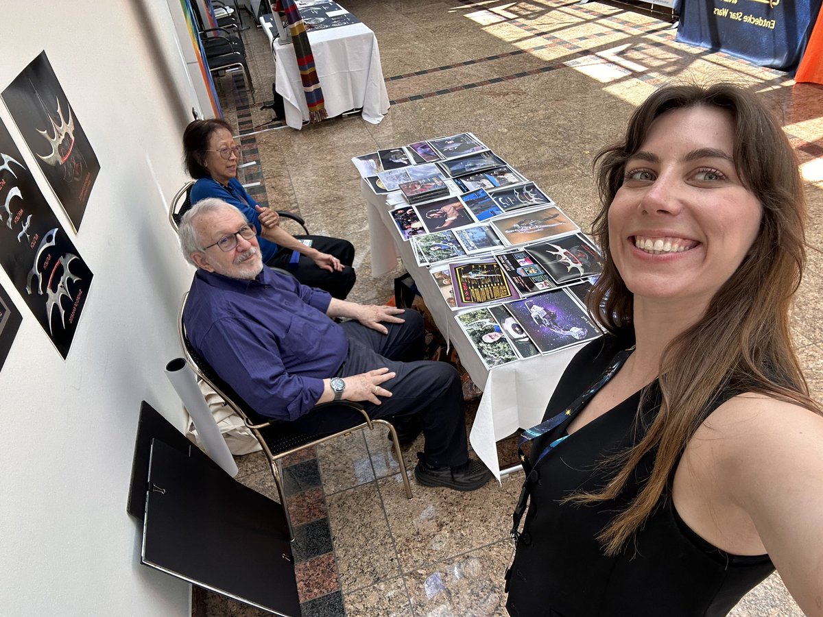 Hey <a href="/FedCon/">FedCon</a> folks head over to the 2nd floor by the windows to meet <a href="/lizklocz/">Liz Kloczkowski</a> and Dan Curry.  Grab a signed Enterprise D panorama and some other fun stuff