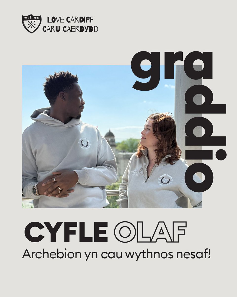 It’s the FINAL week to get FREE personalisation and click &amp; collect order on your ✨exclusive✨ Class of 2025 swag🎓

There’s something for every graduate so speed over to Love Cardiff and shop Hoodies, 1/4 Zips and so much more🙌

 👉shop.cardiffstudents.com