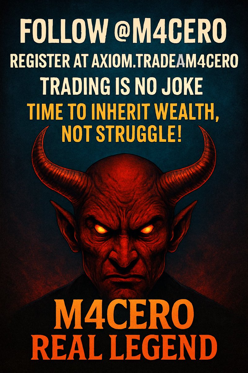 Qiabrowzen26's tweet photo. @M4Cero @breakb0nes__ Follow @M4Cero Register at https://t.co/ZMfgBd4BR8 Trading is no joke Time to inherit wealth, not struggle!👿 https://t.co/lLuz6hCW3f