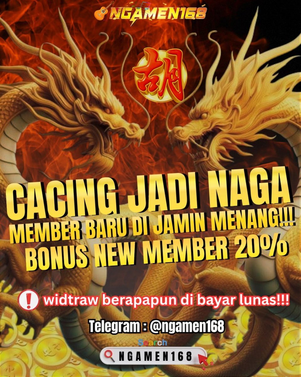 bandar101_'s tweet photo. 🎰 BURUAN LOGIN, JACKPOT MENANTI!🚀
🔥#NGAMEN168
#SLOTGACOR https://t.co/btIoDlsgj7