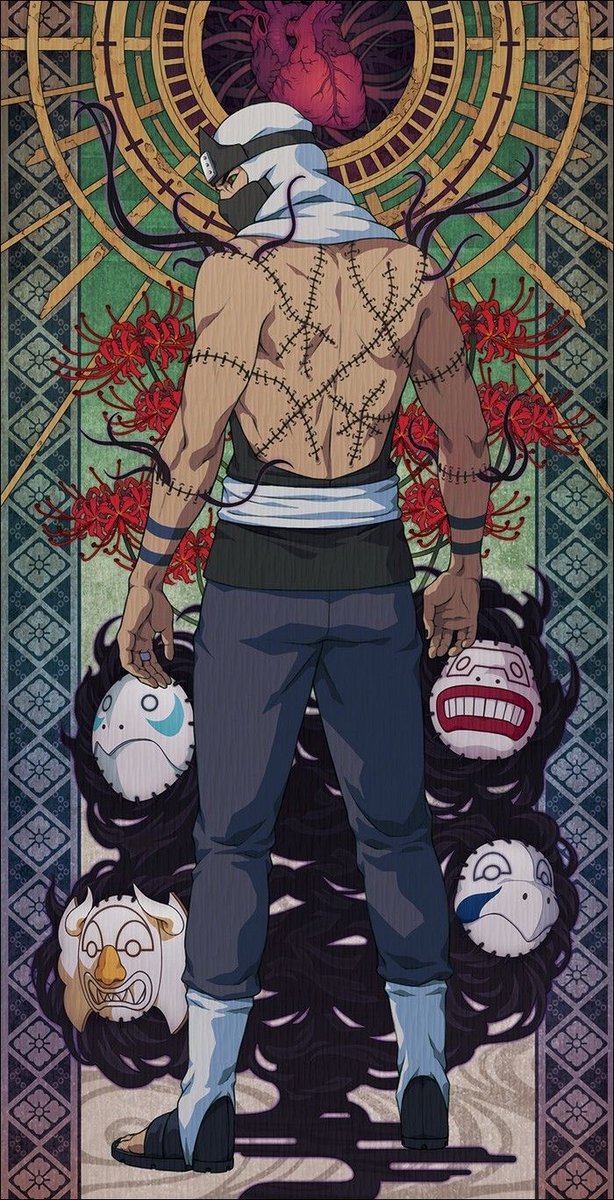 Kakuzu, a villain from Naruto who was the inspiration and reference for a stellar fully embroidered piece 

Make it yours at UGX 150,000👇