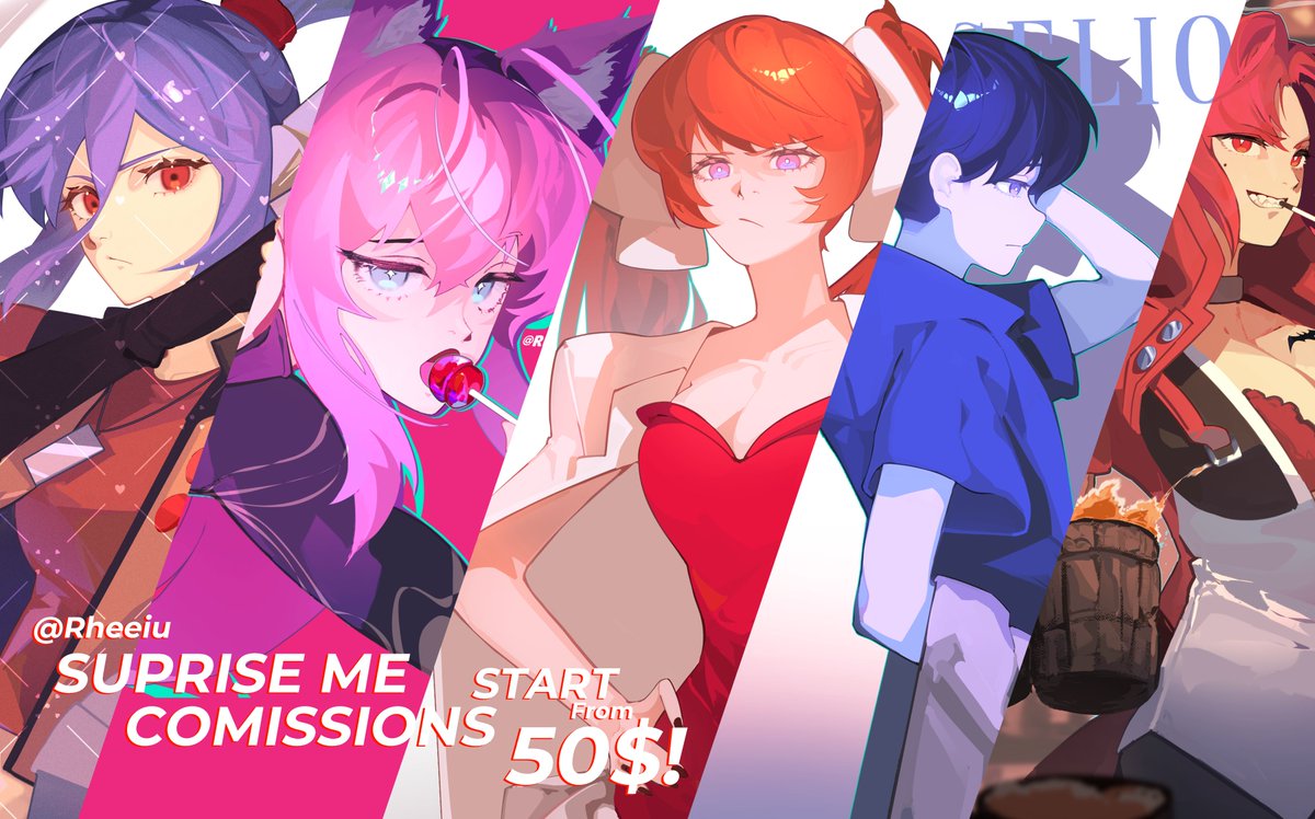 Rheeiu's tweet image. hello! so i've been open my vgen commissions yesterday
if anyone intrested doing some request for a drawing with me you can request it on my vgen
i have 2 workflow, suprise me! commission which is skeb like and a normal commission
i'll put my profile link on reply thanks :D