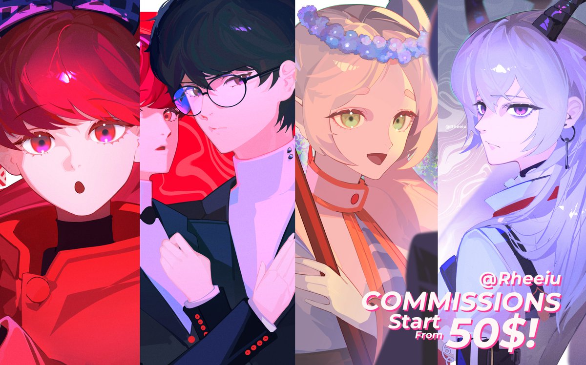 Rheeiu's tweet image. hello! so i've been open my vgen commissions yesterday
if anyone intrested doing some request for a drawing with me you can request it on my vgen
i have 2 workflow, suprise me! commission which is skeb like and a normal commission
i'll put my profile link on reply thanks :D