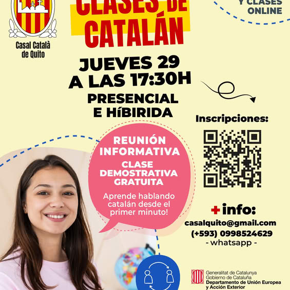 Aprendre català es pot fer arreu del món. També a Quito (Equador) amb els cursos que organitza el Casal Català de Quito.