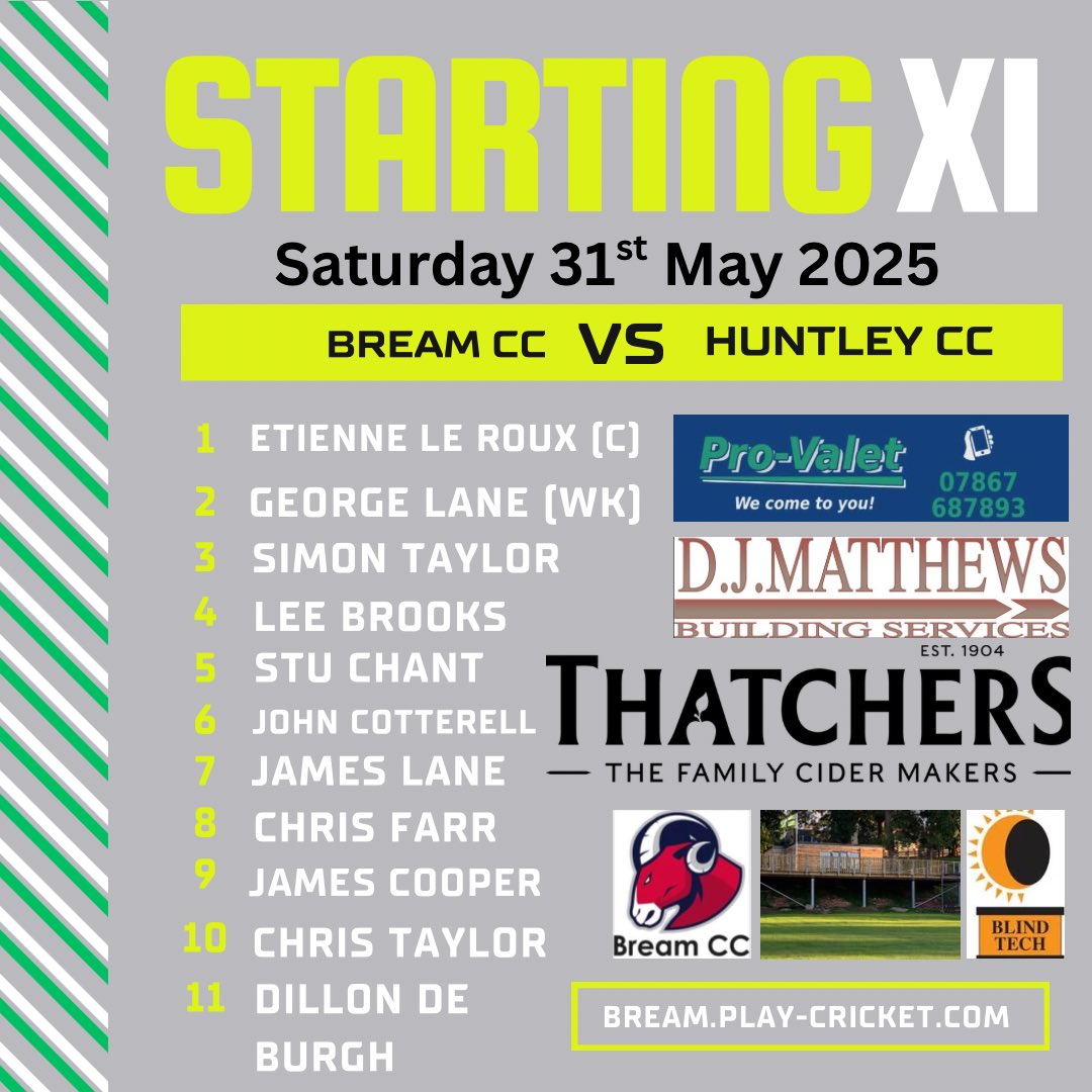 Come along and support the club.