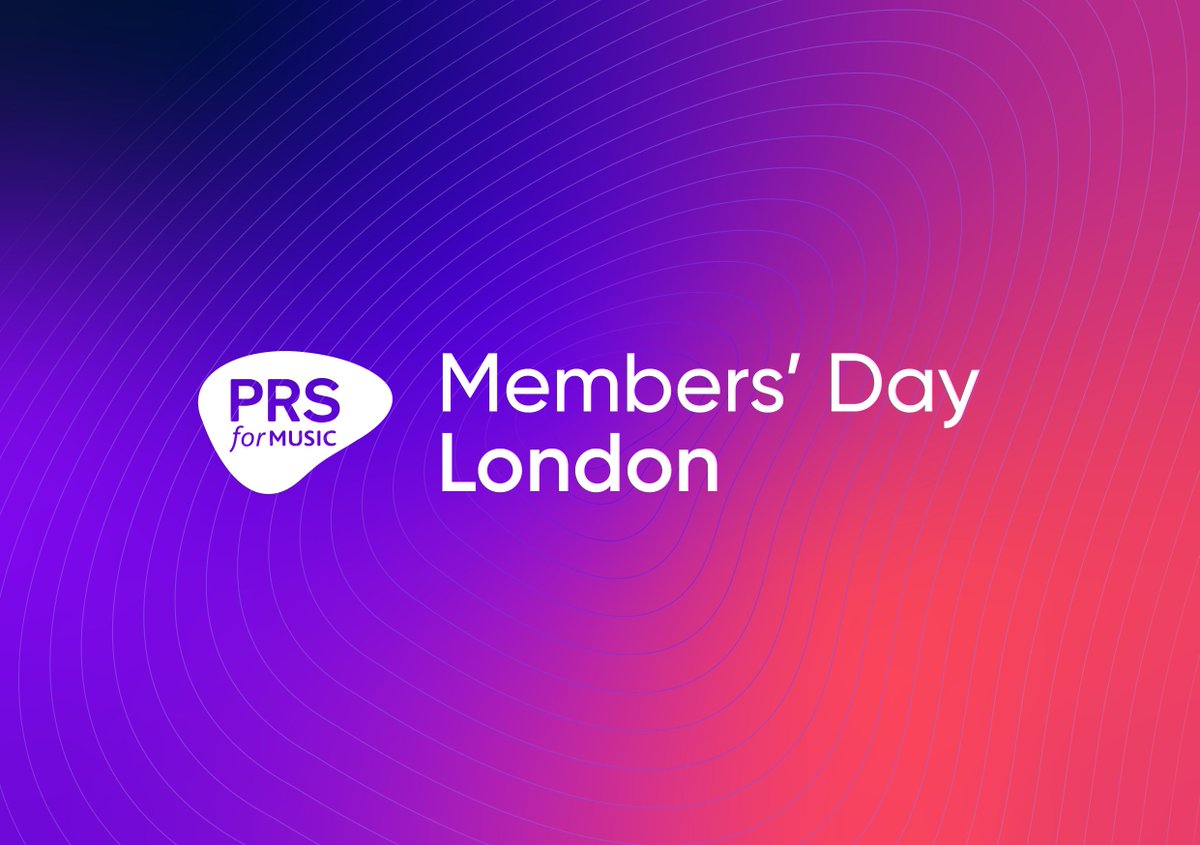 Join your music creator community at PRS Members' Day London.

📅 3 June
📍IET London - 2 Savoy Place

It’s your opportunity to hear from industry experts, network with fellow members and learn how to take your music career to the next level.

Register now: