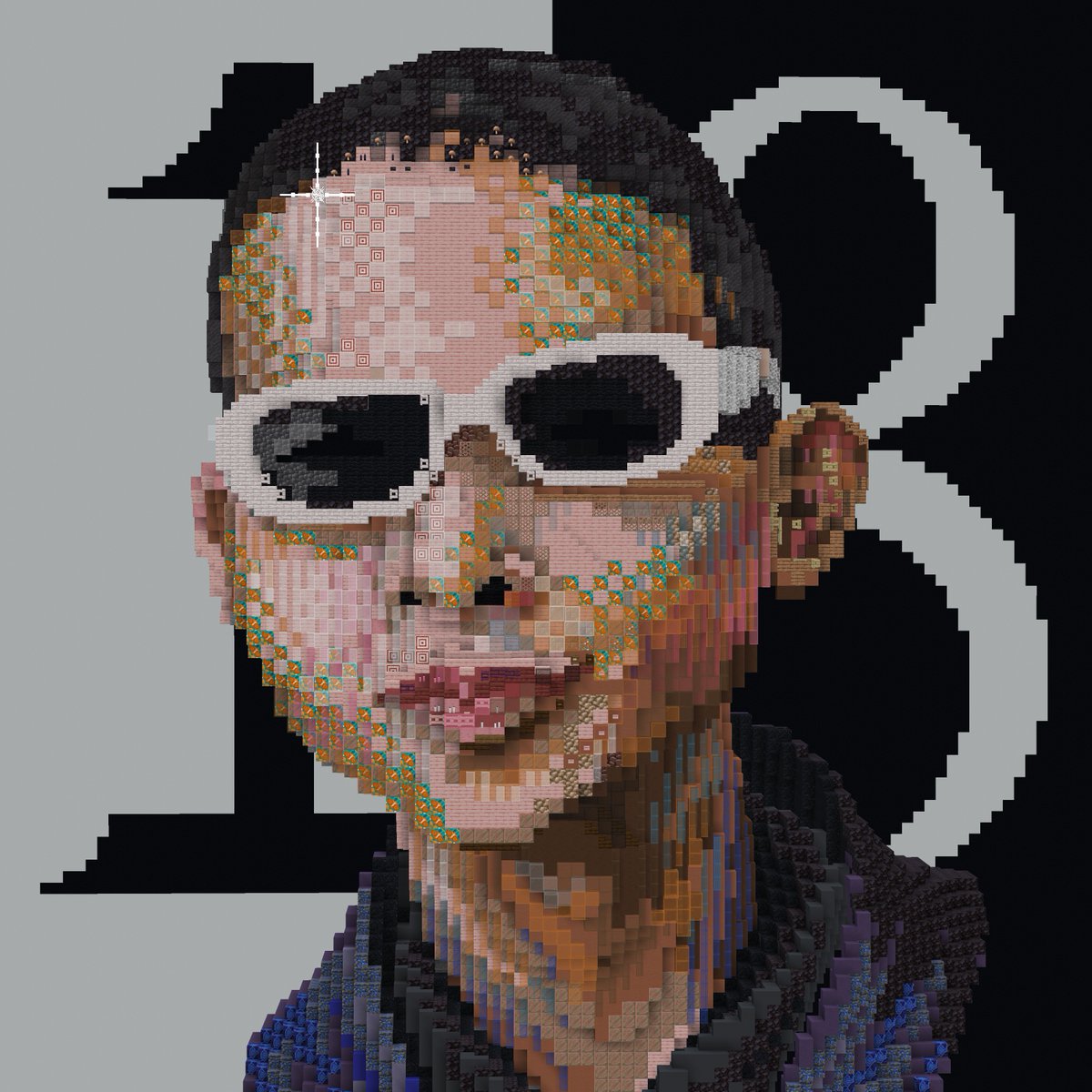 pollenhyd's tweet image. birthday today! so heres a self portrait with crooked glasses ig LOL

#minecraftart #Minecraft #Minecraftbuilds