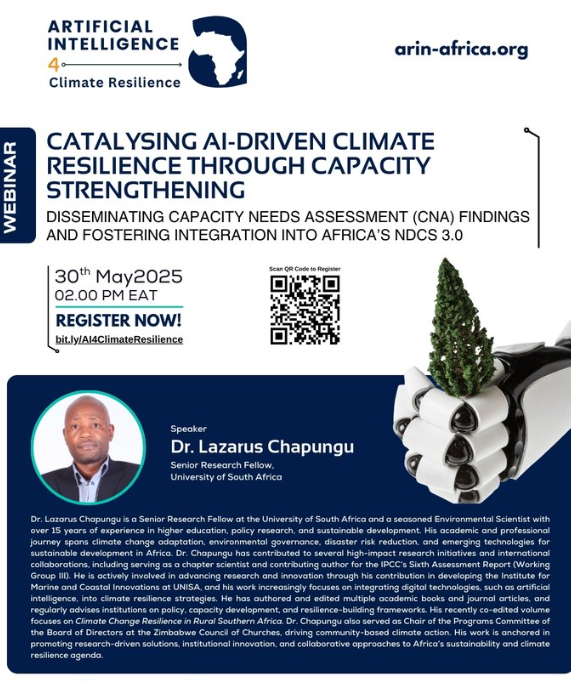 Africa is lagging, but many organizations are doing great innovation work. However, lack of coordination &amp;fragmented efforts divide resources &amp; limit impact. We need to come together for real results- <a href="/ChapunguLazarus/">lazarus Chapungu</a> (<a href="/unisa/">Unisa</a>)
#AI4Climate #ClimateResilience #ClimateAction #NDCs3