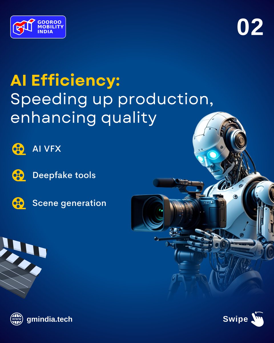 GMIndiaOfficial's tweet photo. 🎥 Human Creativity × AI Tools = The Future of Storytelling
At GMIndia, we're blending tech with imagination to reshape how stories are told.
#aiinfilmmaking #gmindiatech #creativityandai #aiforcreators #storytech #humanaiplus #filmmakinginnovation #digitalstorytelling https://t.co/AfjuPdS1kS
