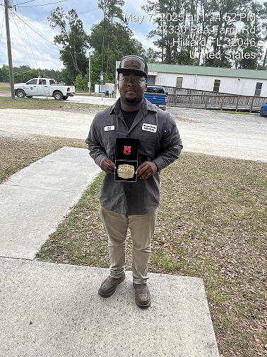 Congratulations to Apprentice DJ Blake on earning 3rd place at the State Equipment Rodeo sponsored by the American Public Works Association. He is a 3rd year Apprenticeship with the Road Department and has earned a spot at the State competition twice!