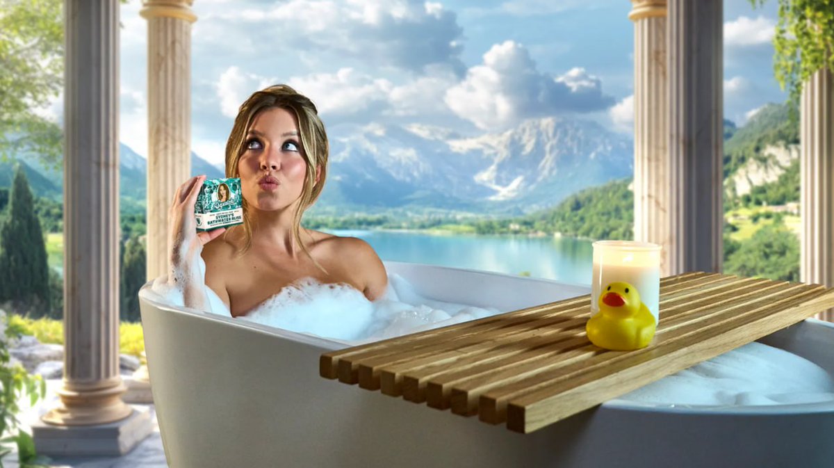 RuslanAsaliev's tweet photo. Sydney Sweeney has launched a soap that contains drops of the water she bathed in. #SydneySweeney #Soap #idiocy #dirtyboys #OldDust #crypto #Solana #memecoins #LaCasaDeLosFamososCol #SFxPondPhuwinPermpoon #VijayHonorsStudents #Prada #BamBam #TOTORO https://t.co/Y1DpVQt8d6
