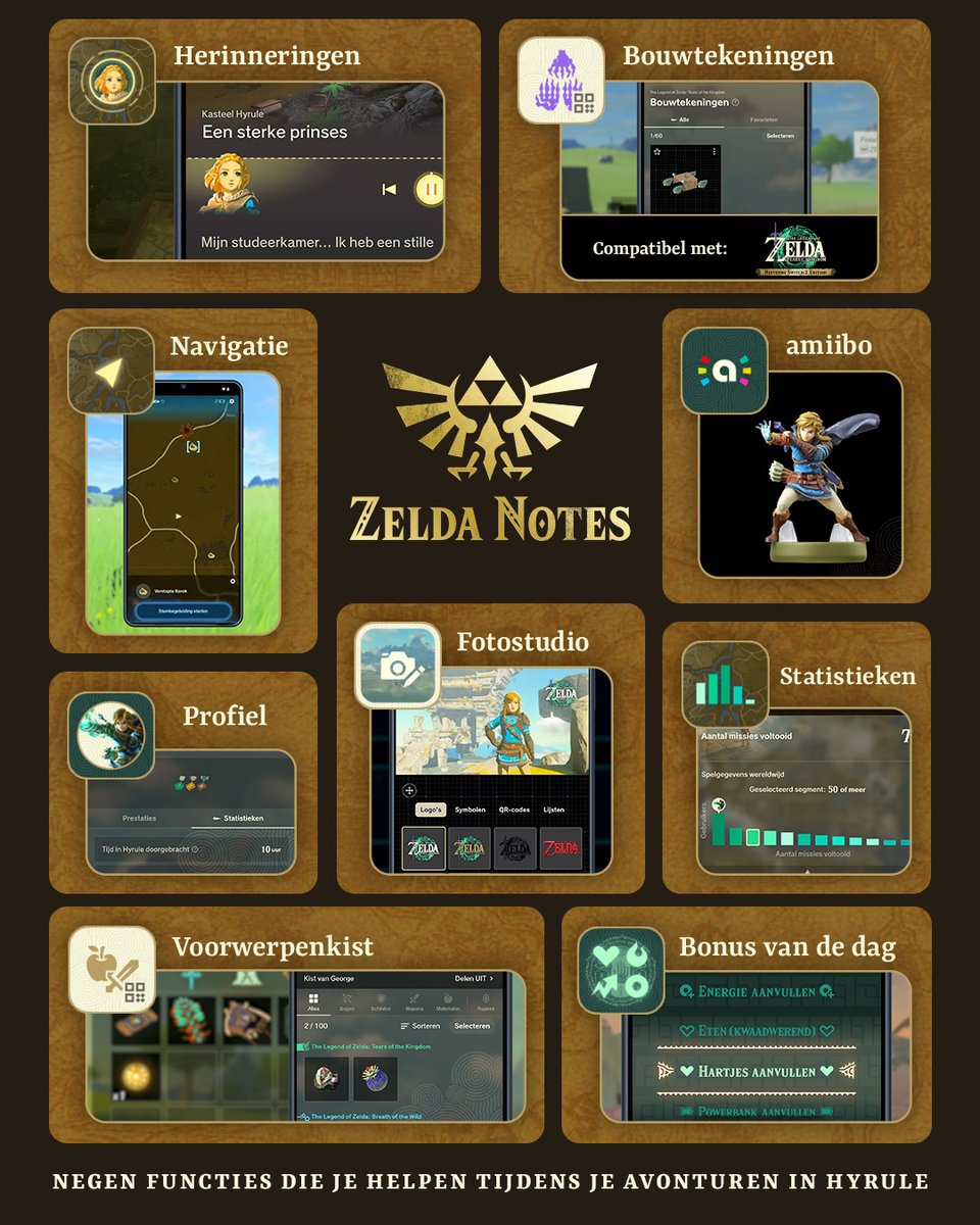 Denk je er al over na om op de #NintendoSwitch2 terug te keren naar Hyrule? In ZELDA NOTES zitten negen functies waarmee je nog meer uit je avontuur kunt halen.

Ontdek hier meer: ntdo.com/6010fftWe