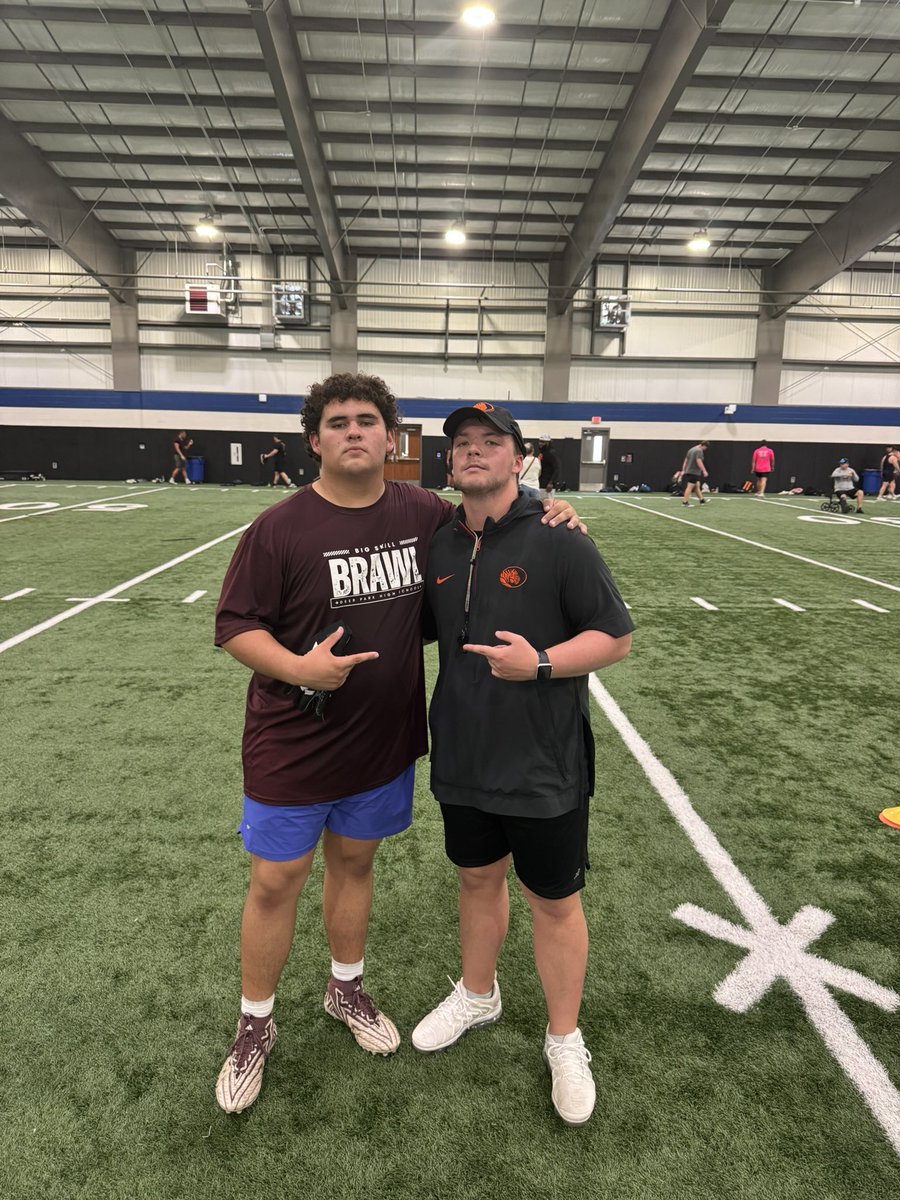 Manny_busta74's tweet photo. Had a great time camping with @ECUTigersFB!! I learned a lot and got to compete THANKYOU @jackmitch8ll @LitrentaJohn 
@OLCoach_bwill @ExplosiveHTX @frontline_elite https://t.co/343T9jqk0L