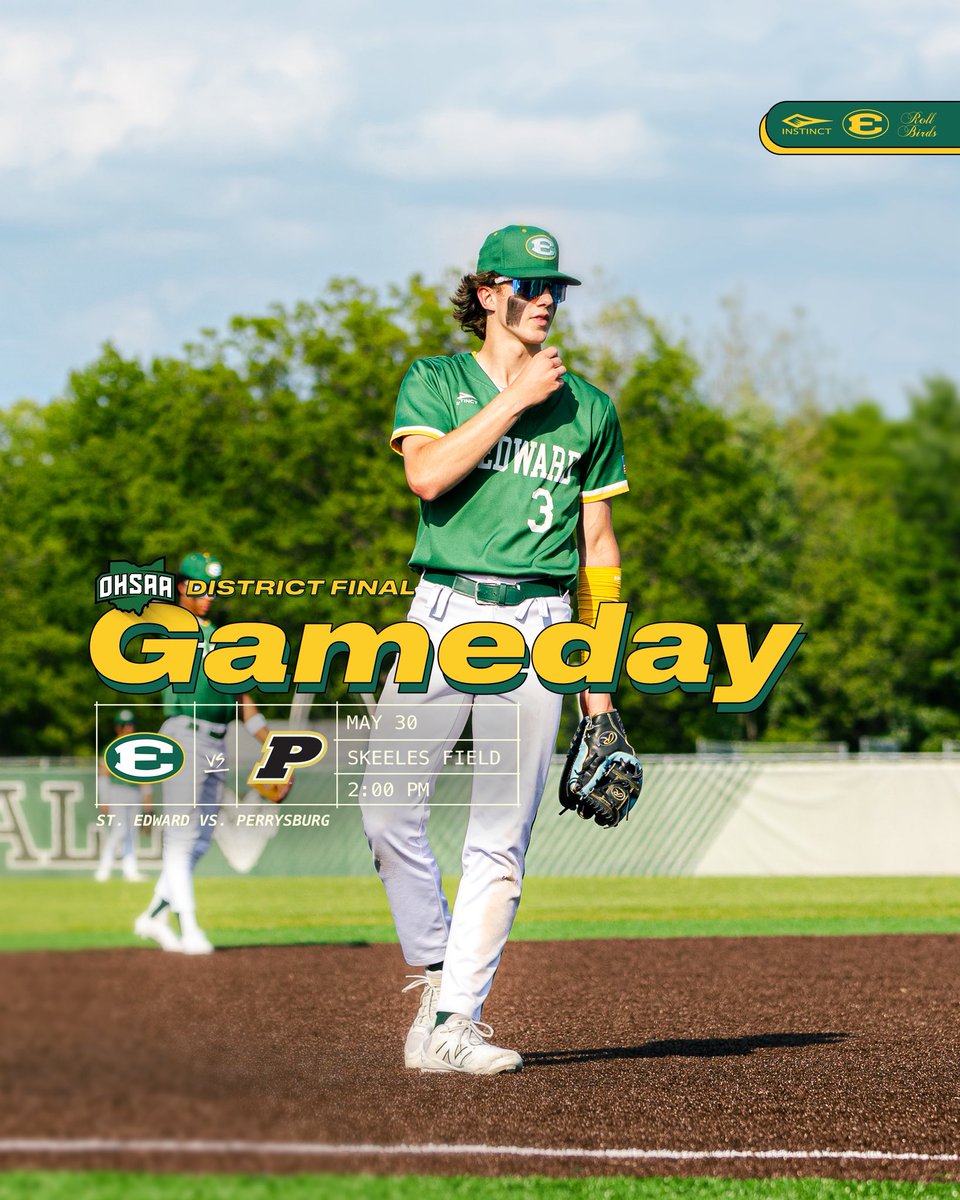 St. Edward Baseball (@sehs_baseball) on Twitter photo Running it back.
🆚 Perrysburg
⏰ 2:00 PM
📍 Skeeles Field
🏆 District Final
#SOAR #RollBirds Running it back.
🆚 Perrysburg
⏰ 2:00 PM
📍 Skeeles Field
🏆 District Final
#SOAR #RollBirds