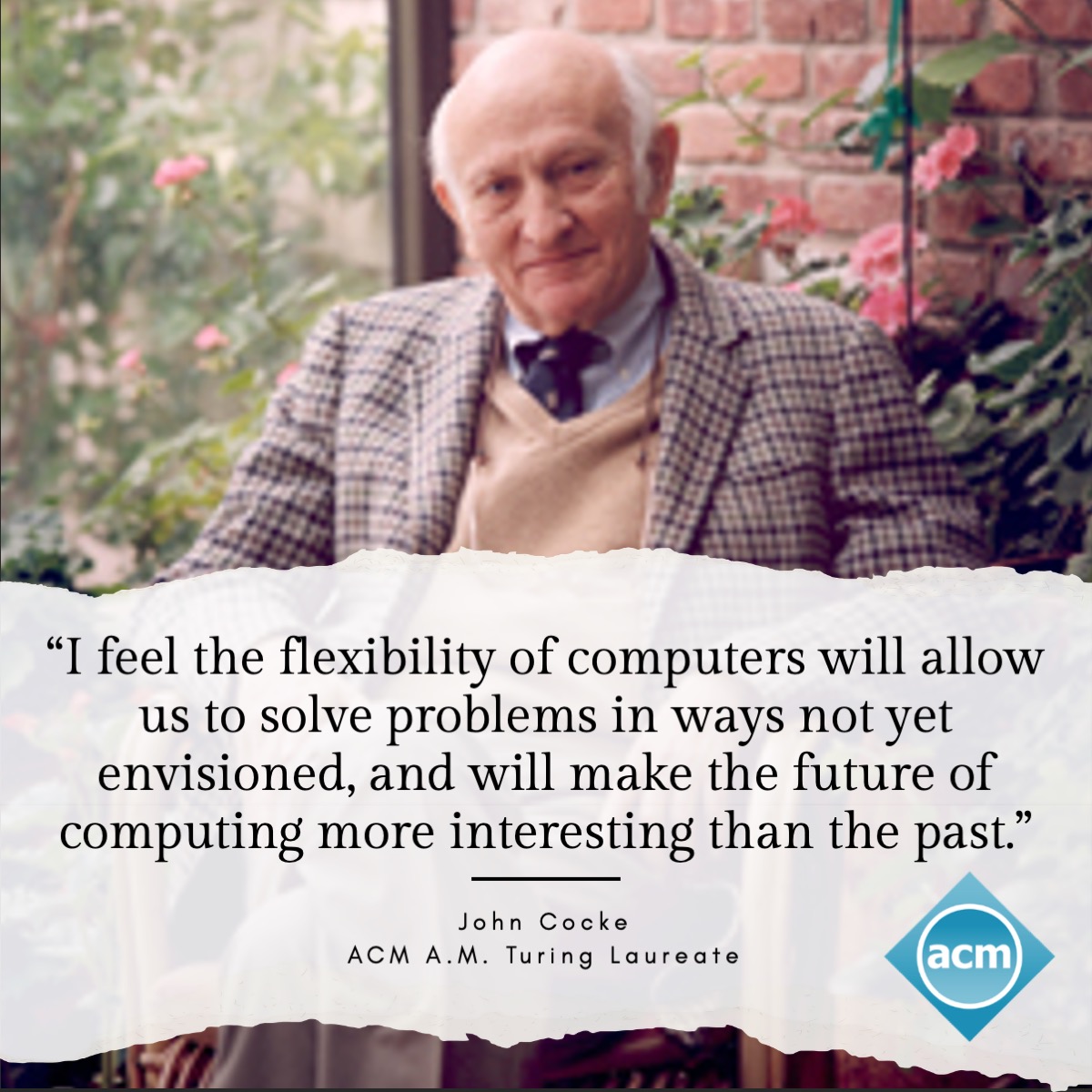 Today, let’s remember John Cocke, a computer science pioneer, who was born #OTD in 1925. John Cocke received the 1987 #ACMTuringAward for significant contributions to computer architecture and optimizing compilers. Read more here: bit.ly/3JyJUK7