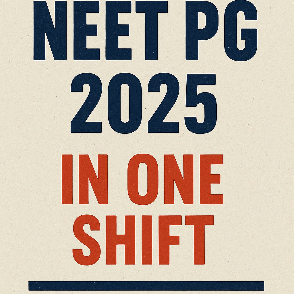 kodikunnilMP's tweet photo. 🚨 Big Update for Medical Aspirants! 🚨
NEET PG 2025 will be conducted in a single shift.

A welcome step towards transparency and fairness in medical education assessments

Wishing all aspirants the very best! 📚🩺

#NEETPG2025 #NEETPG #MedicalExams #OneShift #ExamUpdate https://t.co/wFDvMXMzW7