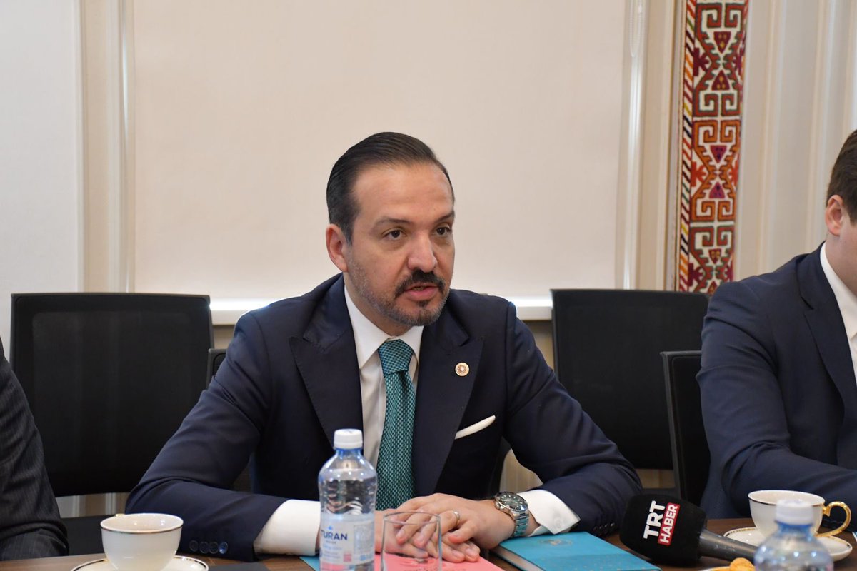 Today, the Turkic Academy welcomed Deputy Chairman of Türkiye’s ruling Justice and Development Party (AK Parti), responsible for relations with the Turkic world Kürşad Zorlu.