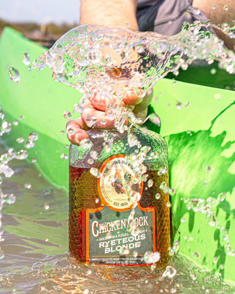 Ryeteous Blonde making waves. Literally. 🌊

#ChickenCockWhiskey