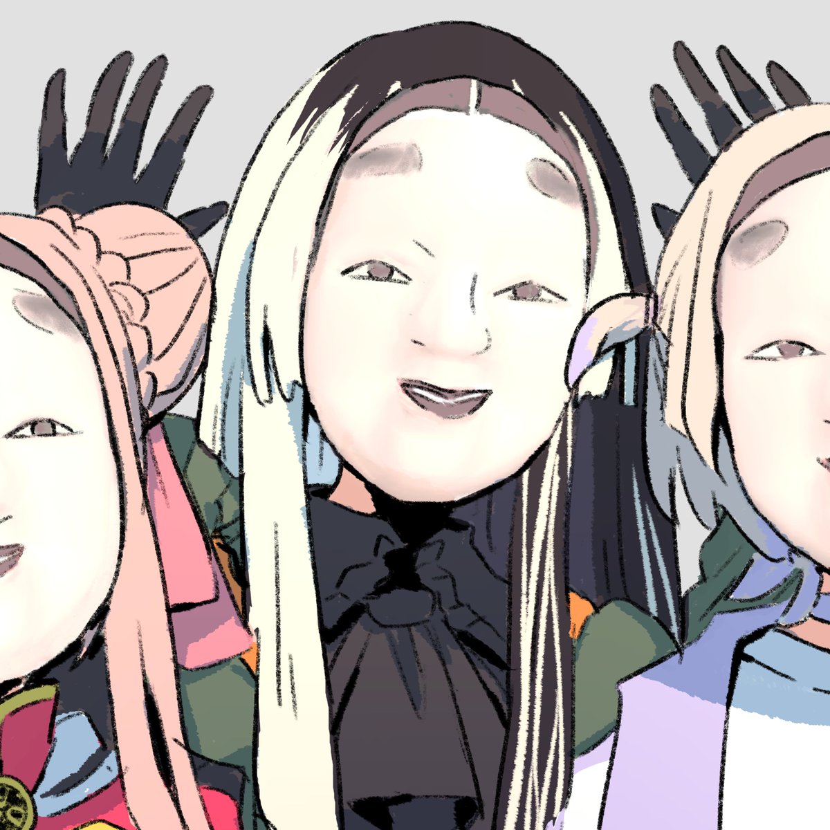 「#我ながら天才なお顔4選」|xのイラスト