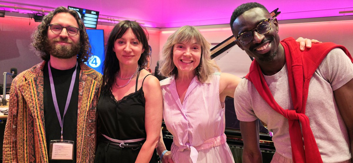 Jerome Weatherald (@leadbelly61) on Twitter photo Tonight's dynamic, winning quartet of #AddToPlaylisters! - composer <a href="/gavhiggins/">Gavin Higgins</a>, #AnnaPhoebe, soprano #ClaireBooth & #JeffreyBoakye. Got a LOT to pack in, as usual - Stravinsky, famous guitar riffs & a #Marmite singalong. Brace yerselves. 1915 <a href="/BBCRadio4/">BBC Radio 4</a> <a href="/BBCSounds/">BBC Sounds</a> π΅πΆπ» Tonight's dynamic, winning quartet of #AddToPlaylisters! - composer <a href="/gavhiggins/">Gavin Higgins</a>, #AnnaPhoebe, soprano #ClaireBooth & #JeffreyBoakye. Got a LOT to pack in, as usual - Stravinsky, famous guitar riffs & a #Marmite singalong. Brace yerselves. 1915 <a href="/BBCRadio4/">BBC Radio 4</a> <a href="/BBCSounds/">BBC Sounds</a> π΅πΆπ»