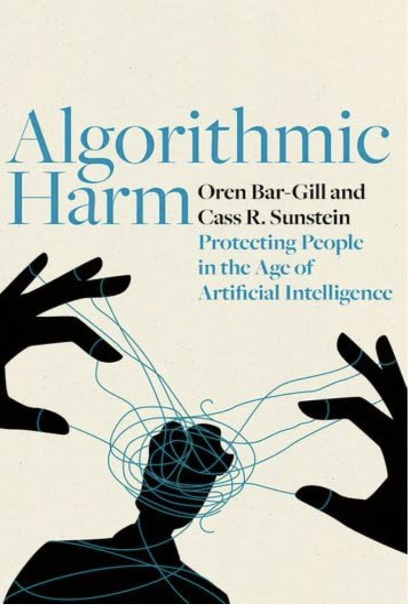 Cass Sunstein (@casssunstein) on Twitter photo Just out from Oxford University Press: ALGORITHMIC HARM. Grateful for all the early comments and interest, especially from the tech sector. <a href="/tylercowen/">tylercowen</a> <a href="/Ritholtz/">Barry Ritholtz</a> <a href="/IPB_Erfurt/">Institute for Planetary Health Behaviour (IPB)</a> <a href="/BillAckman/">Bill Ackman</a> <a href="/BillGates/">Bill Gates</a> Just out from Oxford University Press: ALGORITHMIC HARM. Grateful for all the early comments and interest, especially from the tech sector. <a href="/tylercowen/">tylercowen</a> <a href="/Ritholtz/">Barry Ritholtz</a> <a href="/IPB_Erfurt/">Institute for Planetary Health Behaviour (IPB)</a> <a href="/BillAckman/">Bill Ackman</a> <a href="/BillGates/">Bill Gates</a>