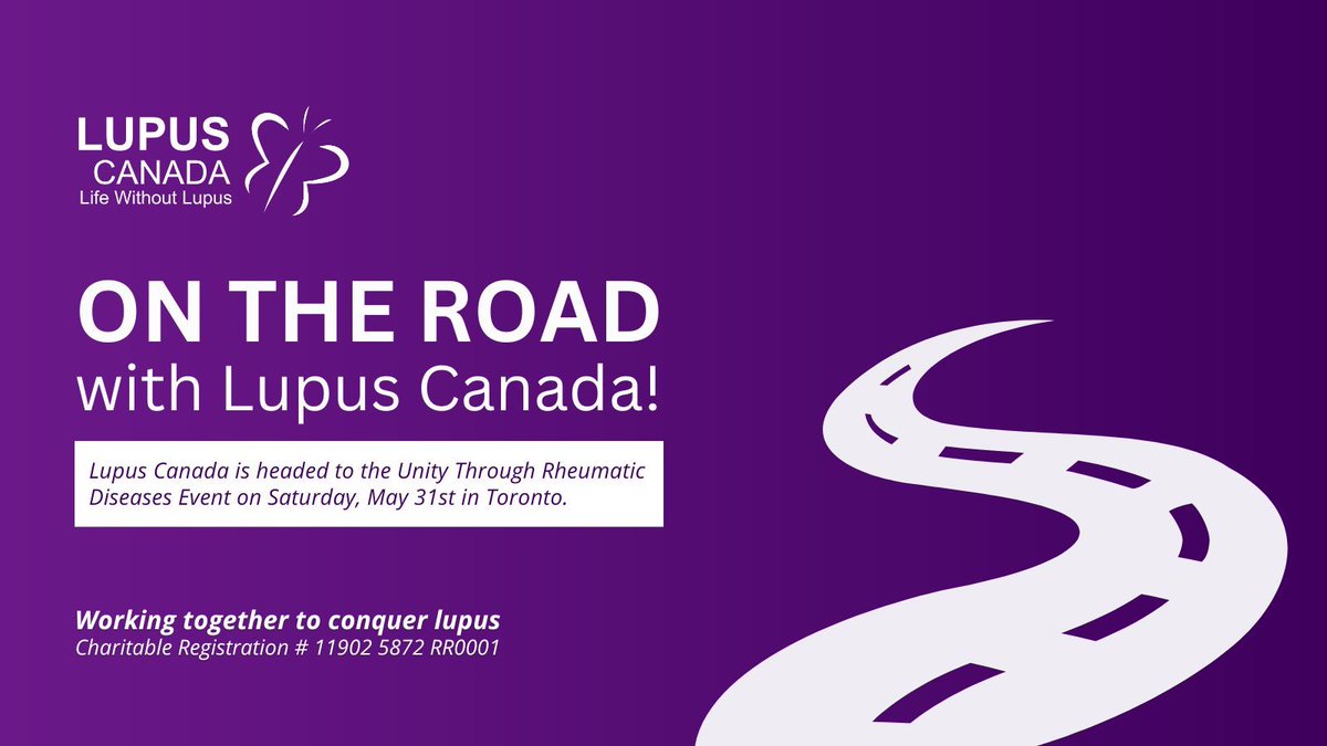 Lupus Canada's CEO Leanne Mielczarek will be attending Unity Through Rheumatic Diseases on May 31 in Toronto.

She looks forward to connecting with advocates, healthcare providers, and youth working to improve rheumatology care in Canada.

#Rheumatology #LupusCanada