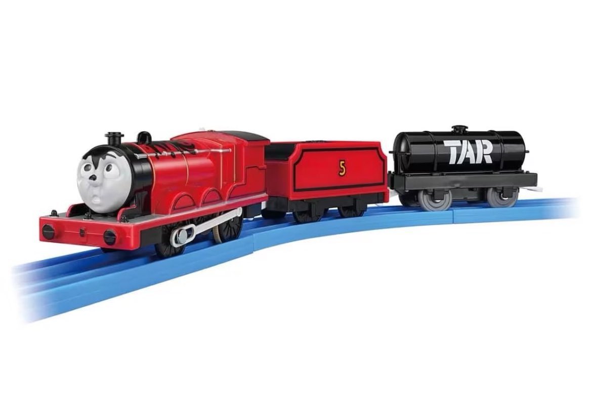 FOR A PERSON WHO LIKES JAMES, THIS IS TERRIBLE, BECAUSE HE IS UGLY, BUT IT IS ALSO GREAT. AT LEAST TOMY MADE ASPHALT JAMES.