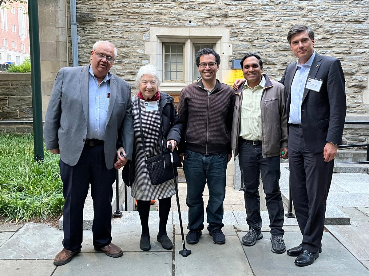 alexandrebayen's tweet photo. Great to reconnect with colleagues at @Penn for the #NeuS conference — esp. our own @UCBerkeley & @citrisnews founding director Ruzena Bajcsy (happy birthday Ruzena!). Inspiring talks on neuroscience, AI & systems in the beautiful new Amy Gutmann Hall. https://t.co/gf2999gCrB
