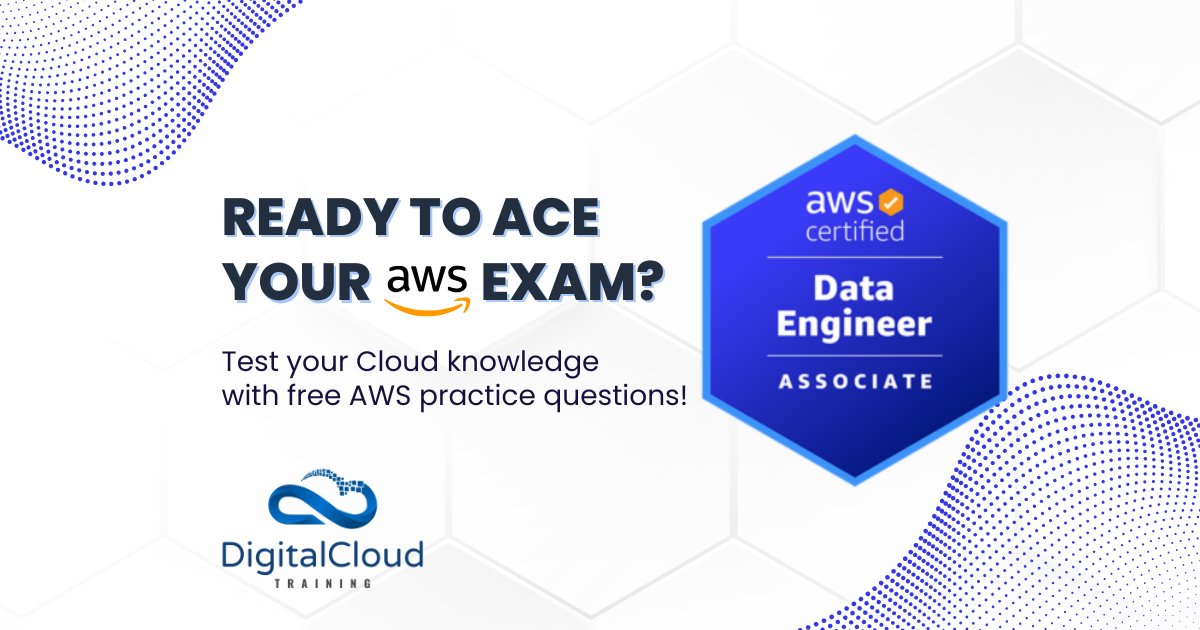 nealkdavis's tweet image. Preparing for the #AWS Certified Data Engineer Associate exam?

Put your knowledge to the test with our free practice questions.

💡 Each question includes detailed explanations.

Start practicing now!

👉 digitalcloud.training/aws-data-engin…

#AWSExamPrep #DataEngineer #AWSCertified