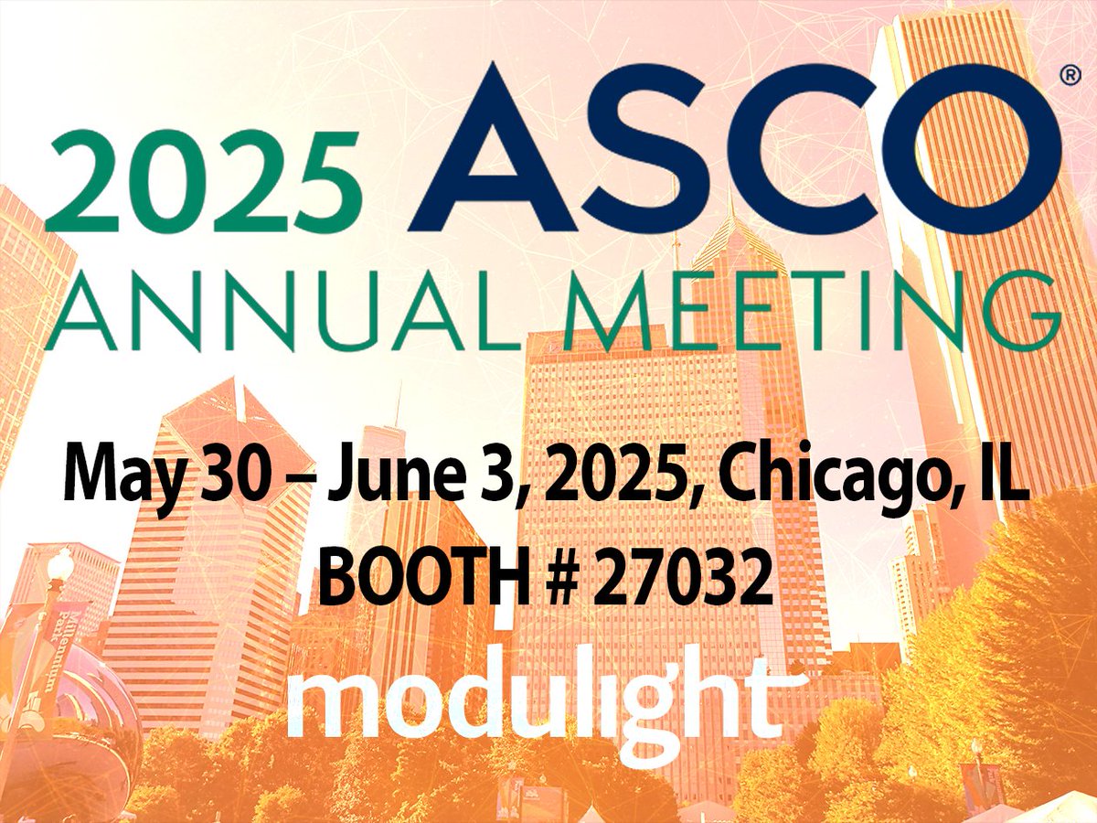 🎗️ We’re live at ASCO 2025 – the premier oncology event of the year!

📍 Chicago, IL | 📅 May 30 – June 3
📍 Visit us at Booth #27032

Join Modulight as we showcase our latest innovations in personalized laser therapies and technology for oncology.