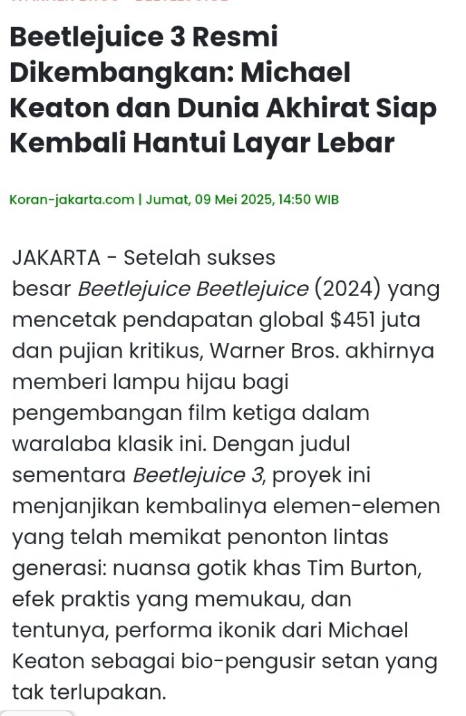 NazmiWidya's tweet image. #Beetlejuice #Beetlejuice3
#Beetlebabes #lydiadeetz 
#lydiaxbeetlejuice
#WinonaRyder 
#MichaelKeaton 
#winonaxmichael
#timburton
Lydia and beetlejuice as Winona and Michael 
1,2027/2028
2, beetlejuice 3 movie, online ms dan t d ev yang sudah ada dan tidak pula d ui dan tidak bisa