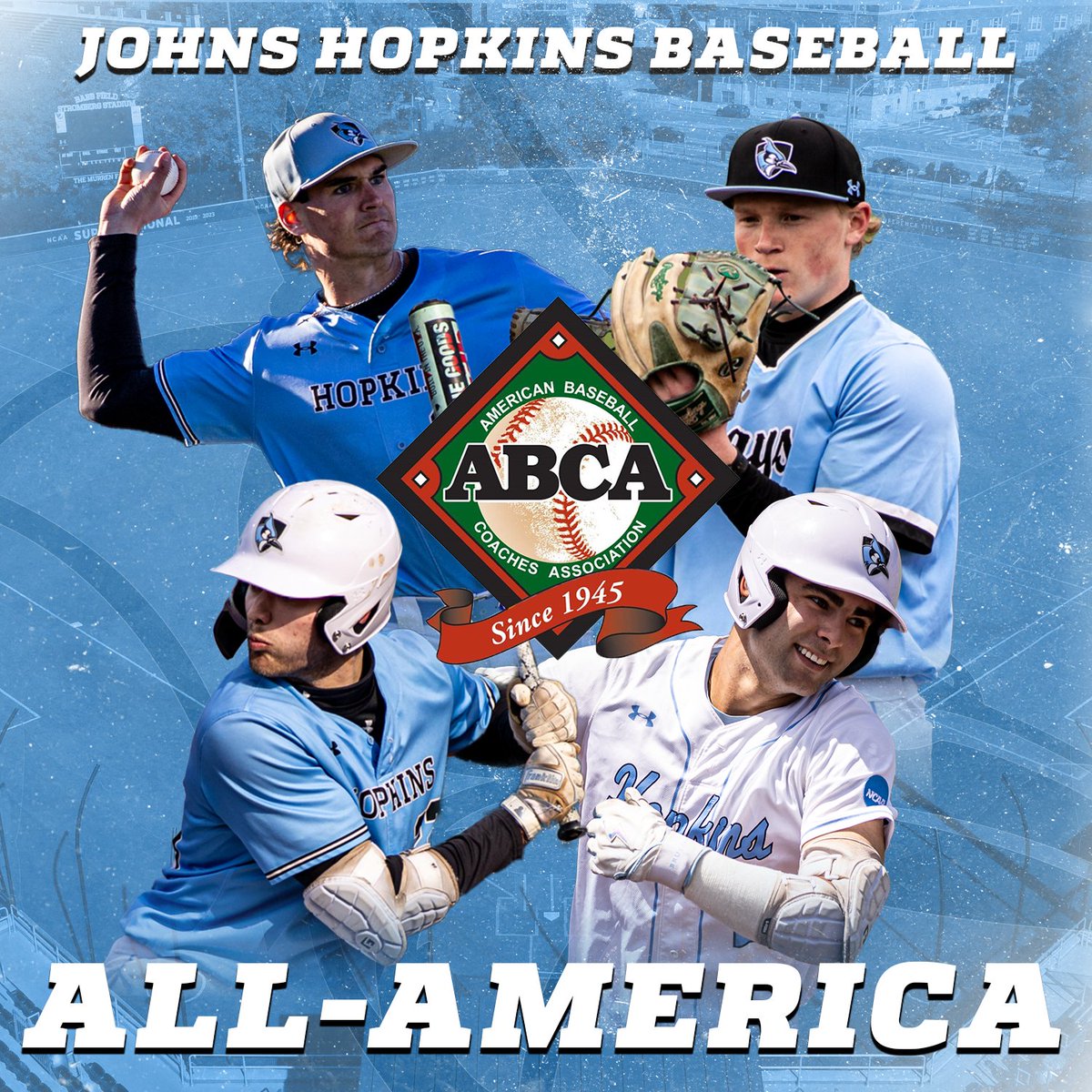 🌟 𝐀𝐁𝐂𝐀/𝐑𝐚𝐰𝐥𝐢𝐧𝐠𝐬 𝐀𝐋𝐋-𝐀𝐌𝐄𝐑𝐈𝐂𝐀 🌟

These 4⃣ Blue Jays were named to the .<a href="/ABCA1945/">ABCA</a> 𝘼𝙇𝙇-𝘼𝙈𝙀𝙍𝙄𝘾𝘼 Team ‼️

🔗 tinyurl.com/5n8x29ck

𝐅𝐈𝐑𝐒𝐓 𝐓𝐄𝐀𝐌 🥇
Dillon Souvignier
Shawn Steuerer

𝐒𝐄𝐂𝐎𝐍𝐃 𝐓𝐄𝐀𝐌 🥈
Drew Grumbles
Jimmy Stevens

#GoHop