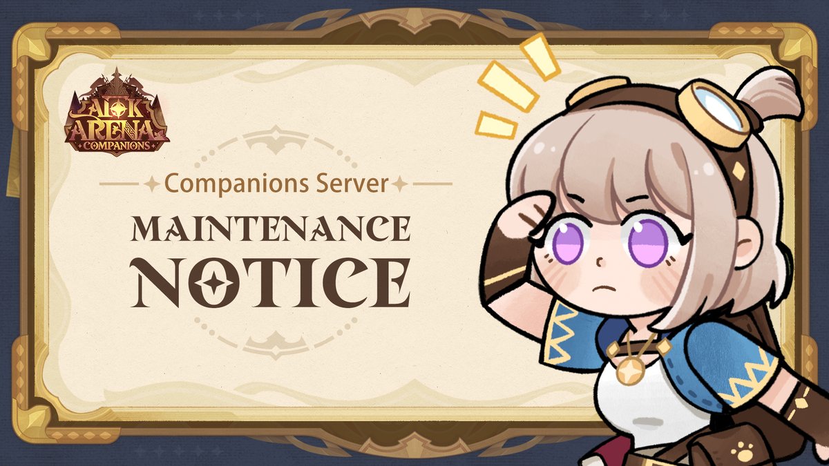 Greetings Adventurer,

Our servers will be unavailable during 2025/6/3 7:00 - 9:00 while we are updating the game. You will be unable to log in during this time. We apologize for the inconvenience this may bring and would like to offer you a 1,200-diamond compensatory gift.

New
