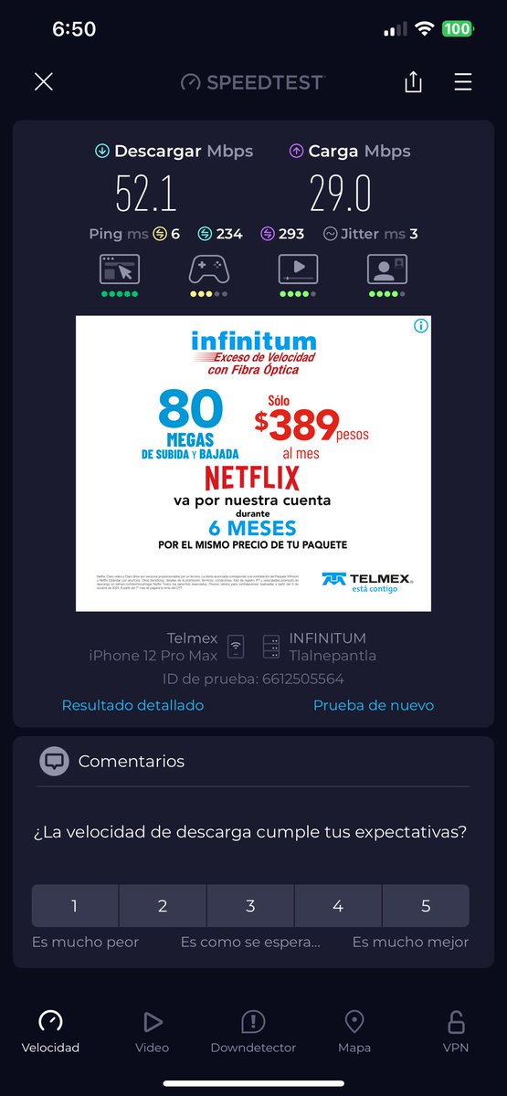 silviosoris's tweet photo. @TELMEXSoluciona Asi su servicio hace unos minutos, imposible poder tener sesiones por Teams o Meet con esta inestabilidad, no se vale pagar kilos de 300grs! @AtencionProfeco https://t.co/hde6Q2AGTr