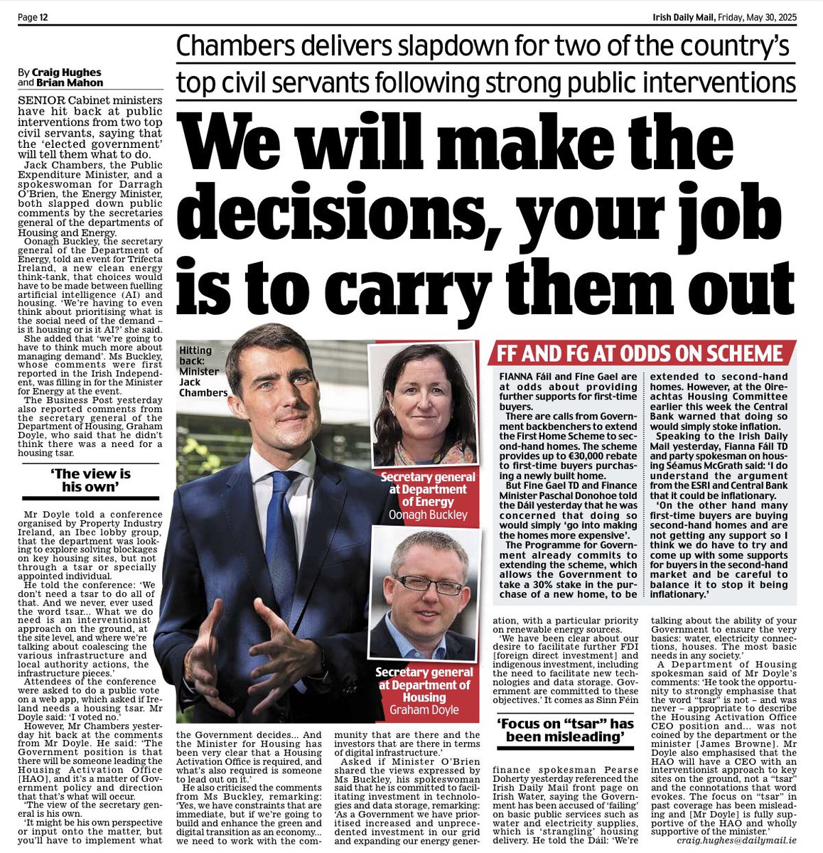 🆘The do-nothing Govt shambles🆘

FF bickering with FG 🤦‍♂️

Govt bickering with civil servants 👀

Meanwhile… ⏱️

Water &amp; electricity grids struggle 💦⚡️

Public &amp; private home targets missed 🏡

The housing &amp; homelessness crisis deepens! ⛺️