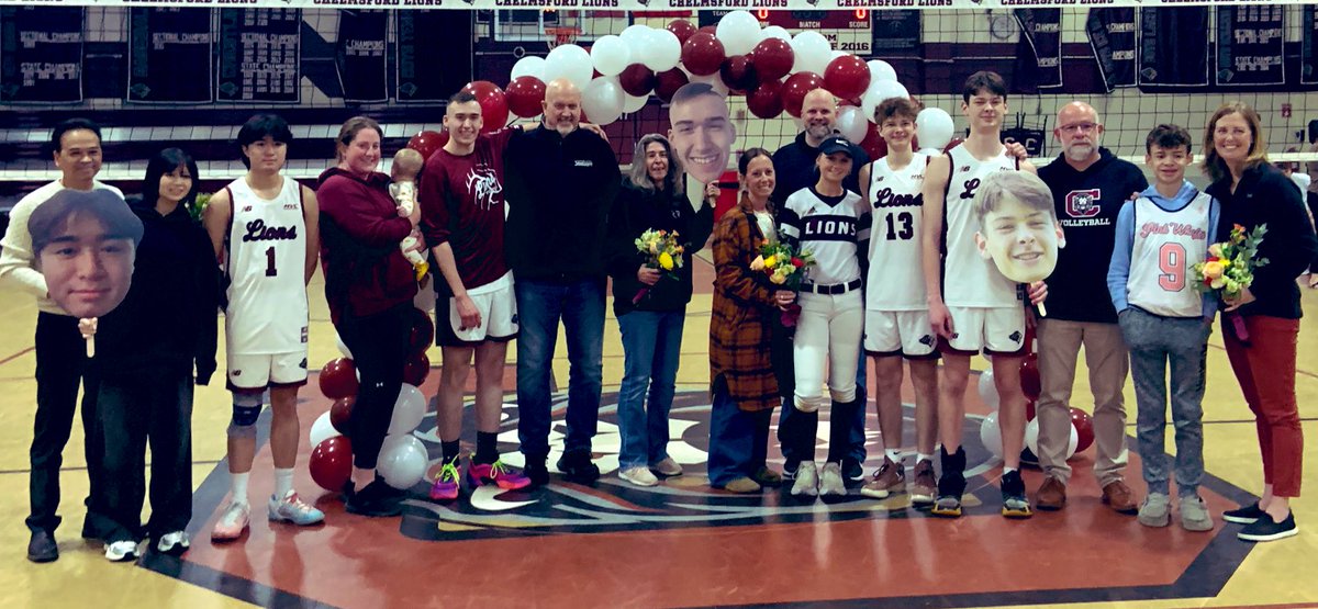Just wanted thank everyone who came &amp; supported us this season, thank you to all our players who put in the work all season, &amp; thank you to our seniors parents. Liam, Justin, Aaron, &amp; Ben thank you for your effort the last 4 years we will miss you 🙏🦁🏐🏹