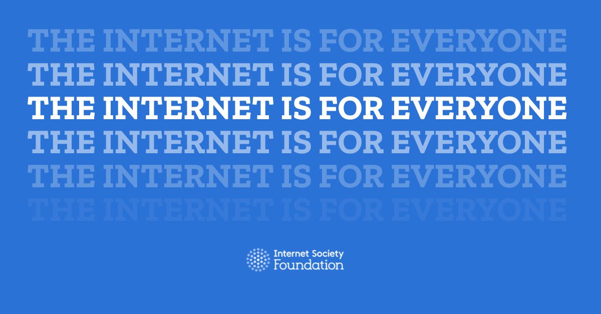 🌐 At the Internet Society Foundation, we believe that the Internet is for everyone.  
 
That’s why we support initiatives that expand access, enhance digital skills, and empower communities to shape their online futures. 

🔗 Learn more about our work: isocfoundation.org