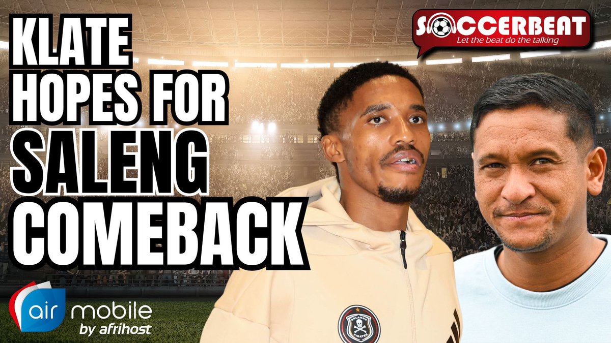 🚨 DAINE KLATE 🚨

- "Saleng and Pirates issue CAN be resolved..." 👀🔥
- Bucs mustn't think of overtaking Sundowns 😳
- What Klate really thinks of Mofokeng &amp; Nkota 🧐

Full episode: youtu.be/zHw_m-l4k5E 

#AirMobile