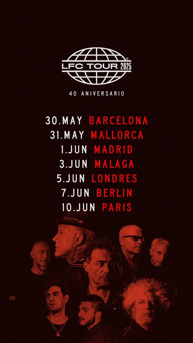#LFCLLAMANDO🌍 ¡Hoy arranca la gira europea!

Barcelona, nos vemos esta noche. 

#YoTeAvisé #LosCadillacsTocandoParaVos