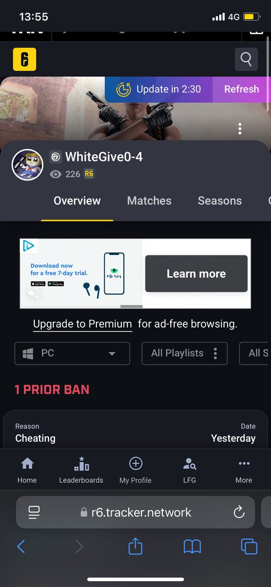 haven’t been home in 5 days but i get stat banned, great game