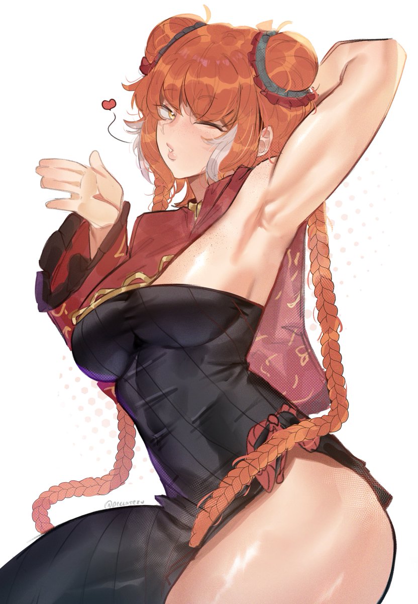 deccatezu's tweet photo. Xichun Ishmael trying to seduce Don https://t.co/MqzhtYjPkq