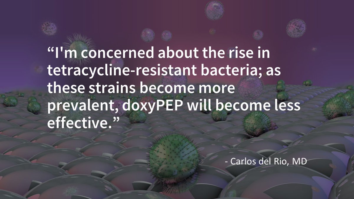 NEJM Journal Watch (@jwatch) on Twitter photo The CDC recommends doxycycline postexposure prophylaxis (doxyPEP) for preventing bacterial STIs among high-risk people, but antimicrobial resistance is a concern. Researchers assessed doxyPEP's collateral effects. jwat.ch/3ZFL9zk
#IDTwitter <a href="/CarlosdelRio7/">Carlos del Rio</a> The CDC recommends doxycycline postexposure prophylaxis (doxyPEP) for preventing bacterial STIs among high-risk people, but antimicrobial resistance is a concern. Researchers assessed doxyPEP's collateral effects. jwat.ch/3ZFL9zk
#IDTwitter <a href="/CarlosdelRio7/">Carlos del Rio</a>