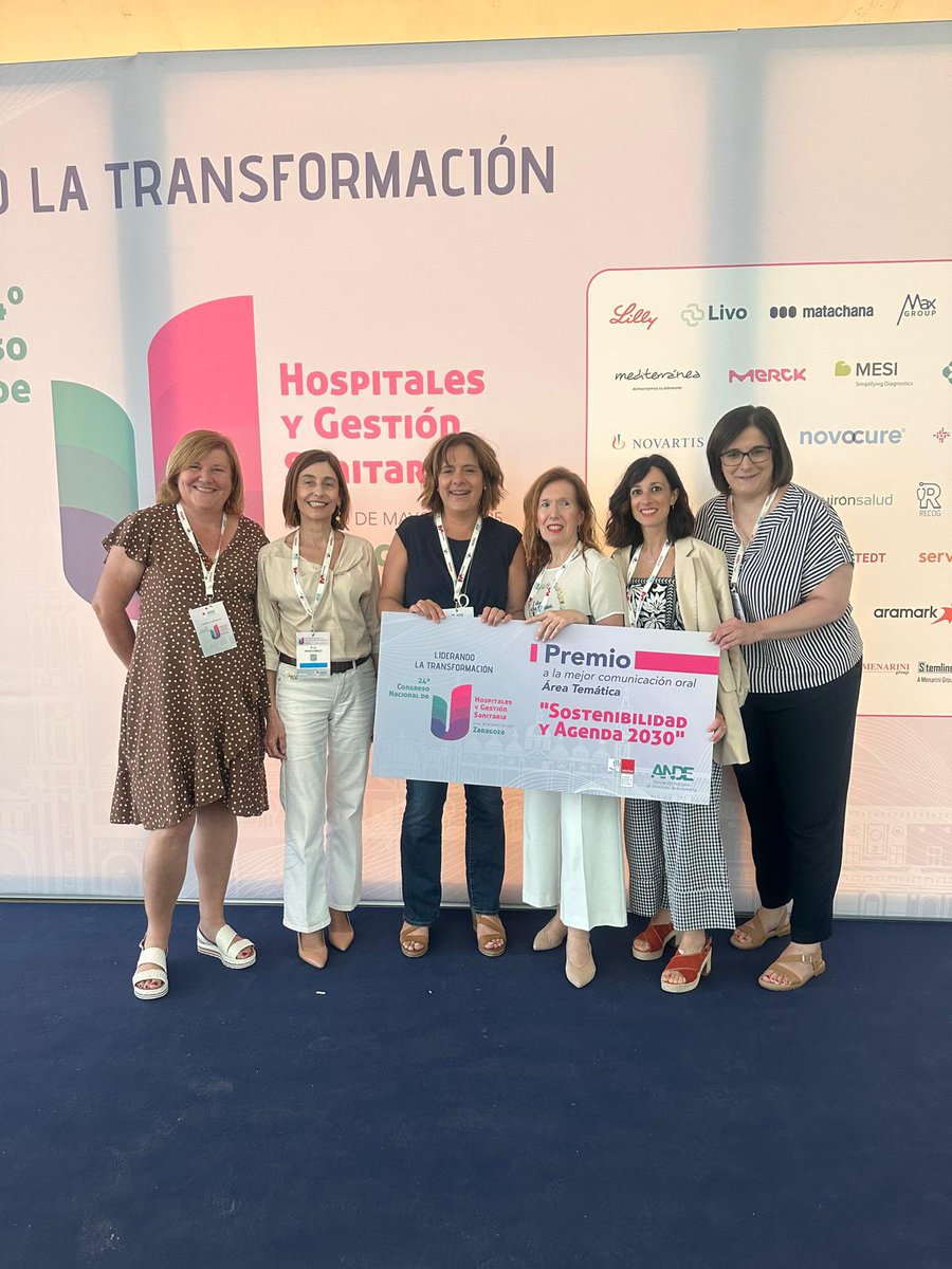 OSI EEC - Hospital Universitario Cruces (@osieecruces) on Twitter photo 🏆 Premio a la Mejor Comunicación Oral en Sostenibilidad y Agenda 2030 en el #CNH2025
💚 “Captura de gases anestésicos exhalados. Huella de carbono cero”
👏 Zorionak a Amaia Valero responsable de la unidad de medioambiente <a href="/OSIEECruces/">OSI EEC - Hospital Universitario Cruces</a>
<a href="/SEDISA_NET/">SEDISA</a> #Agenda2030 <a href="/osakidetzaEJGV/">Osakidetza</a> 🏆 Premio a la Mejor Comunicación Oral en Sostenibilidad y Agenda 2030 en el #CNH2025
💚 “Captura de gases anestésicos exhalados. Huella de carbono cero”
👏 Zorionak a Amaia Valero responsable de la unidad de medioambiente <a href="/OSIEECruces/">OSI EEC - Hospital Universitario Cruces</a>
<a href="/SEDISA_NET/">SEDISA</a> #Agenda2030 <a href="/osakidetzaEJGV/">Osakidetza</a>