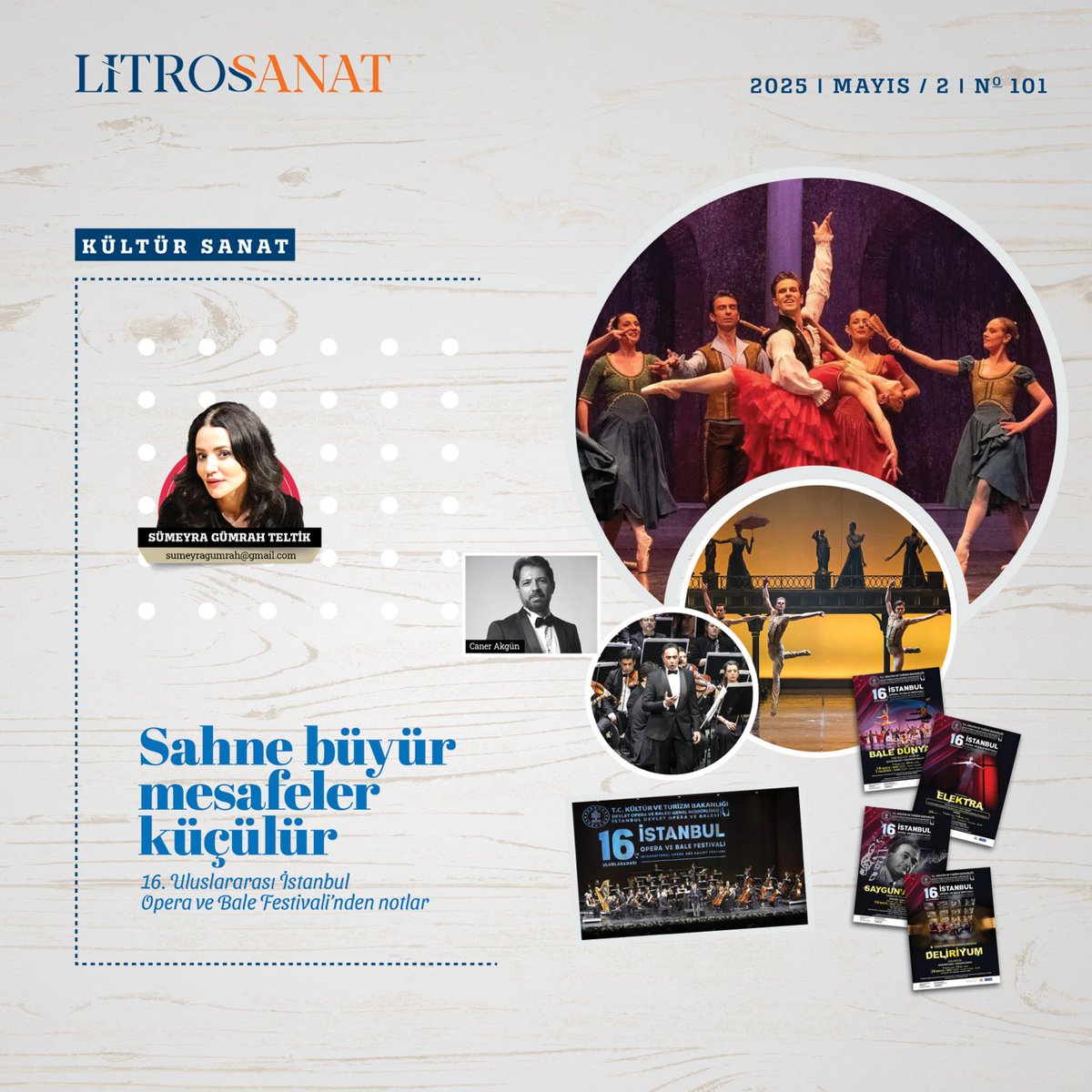Sümeyra Gümrah Teltik İDOP Genel Müdürü Caner Akgün ile  16. Uluslararası İstanbul Opera ve Bale Festivali'ni konuştuğu röportajı Litros Sanat'ta.

Okumak için 👉 litrossanat.com/muzik/sahne-bu…