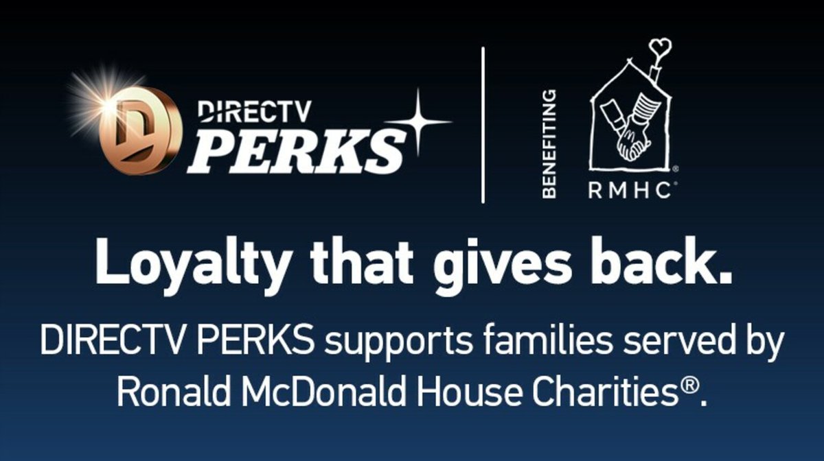 DIRECTV News (@directvnews) on Twitter photo This year for <a href="/DIRECTV/">DIRECTV</a> Day on June 17, we’re giving out all the PERKS.
❤️ 💛 All DIRECTV Perks tokens spent by members will count towards a donation to <a href="/RMHC/">Ronald McDonald House Charities</a>, up to $50,000
🛍️ $1,000 <a href="/amazon/">Amazon</a> eGift Card giveaway
🎧 $1,000 <a href="/Sonos/">Sonos</a> eGift Card giveaway
🍿 $800 Backyard Movie This year for <a href="/DIRECTV/">DIRECTV</a> Day on June 17, we’re giving out all the PERKS.
❤️ 💛 All DIRECTV Perks tokens spent by members will count towards a donation to <a href="/RMHC/">Ronald McDonald House Charities</a>, up to $50,000
🛍️ $1,000 <a href="/amazon/">Amazon</a> eGift Card giveaway
🎧 $1,000 <a href="/Sonos/">Sonos</a> eGift Card giveaway
🍿 $800 Backyard Movie
