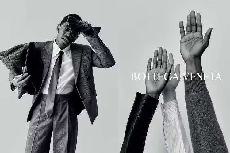 databydesigner's tweet photo. #BottegaVeneta featuring #TylerTheCreator celebrates 50 Years of Its #IntrecciatoLeatherWeave #Bag. https://t.co/ri98afno70