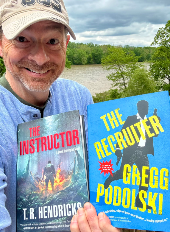 Jeff Circle - The Dossier (@jeff_circle) on Twitter photo THE RECRUITER by Gregg Podolski and THE INSTRUCTOR by T.R. Hendricks are up for grabs!
1. Hit like on the Podolski/Hendricks episode of The Writer's Dossier podcast wherever you listen.
2. Follow <a href="/bitsofnonsense/">Gregg Podolski</a> and <a href="/TR_Hendricks/">Tim Hendricks</a> on social media.
3. Message me that your THE RECRUITER by Gregg Podolski and THE INSTRUCTOR by T.R. Hendricks are up for grabs!
1. Hit like on the Podolski/Hendricks episode of The Writer's Dossier podcast wherever you listen.
2. Follow <a href="/bitsofnonsense/">Gregg Podolski</a> and <a href="/TR_Hendricks/">Tim Hendricks</a> on social media.
3. Message me that your