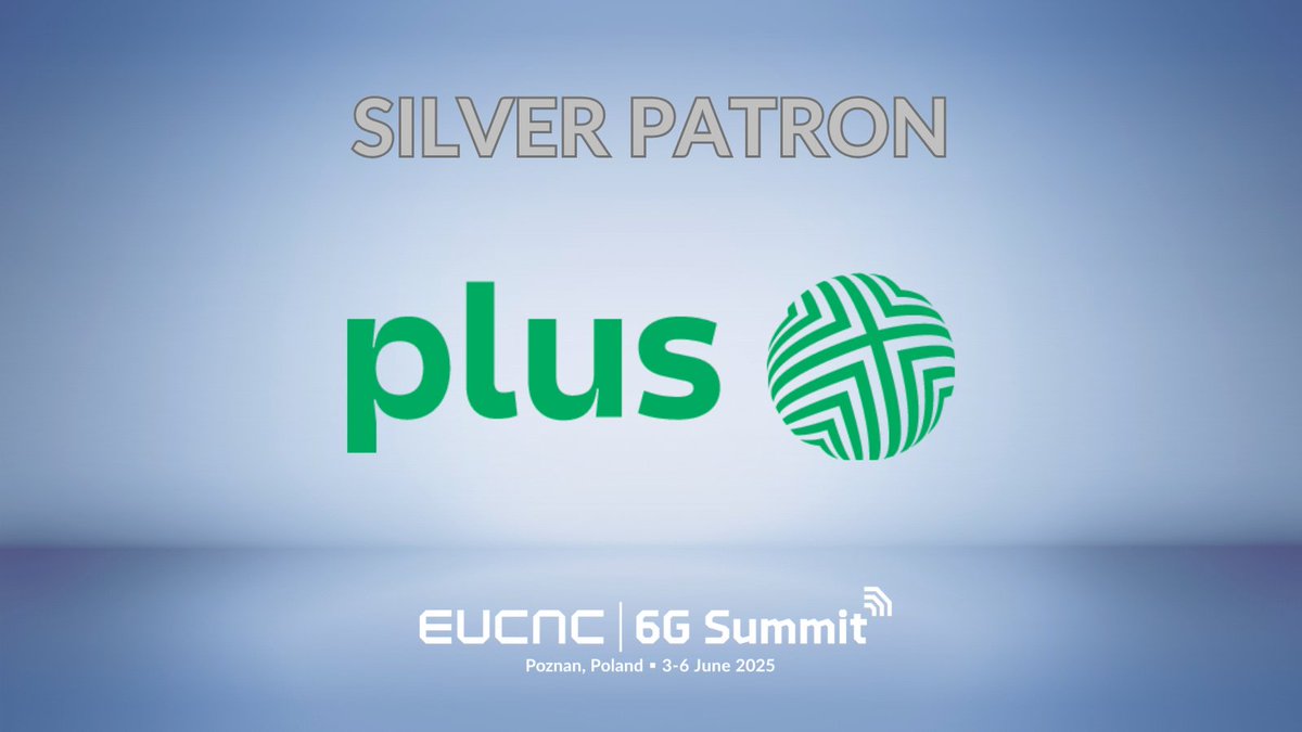 🚀 We’re excited to announce that Plus is now a SILVER Patron of EuCNC &amp; 6G Summit 2025! 🌐📶

Proud to support the future of connectivity and innovation in Europe! 🇪🇺✨

#EuCNC25 #6GSummit #Poznan #Plus #SilverPatron